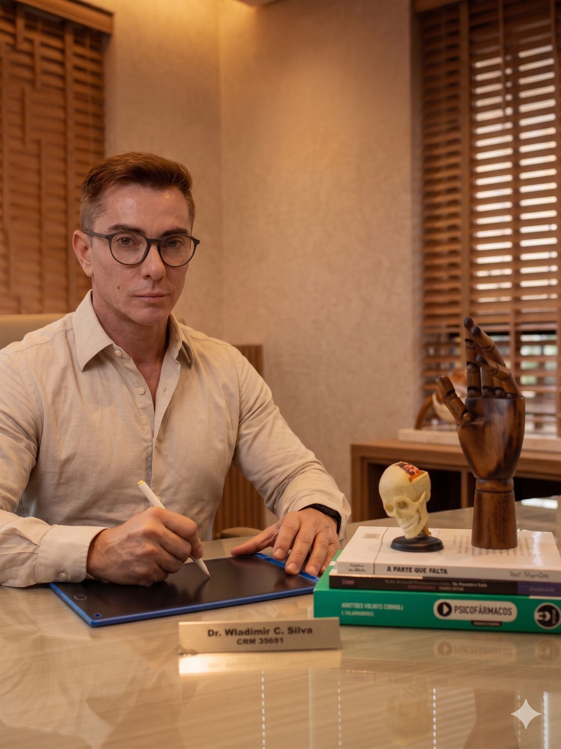 Dr. Wladimir Costa e Silva — Psiquiatra em consulta